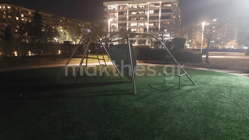 Η παιδική χαρά στο πάρκο Φωκά μετά την αναβάθμιση