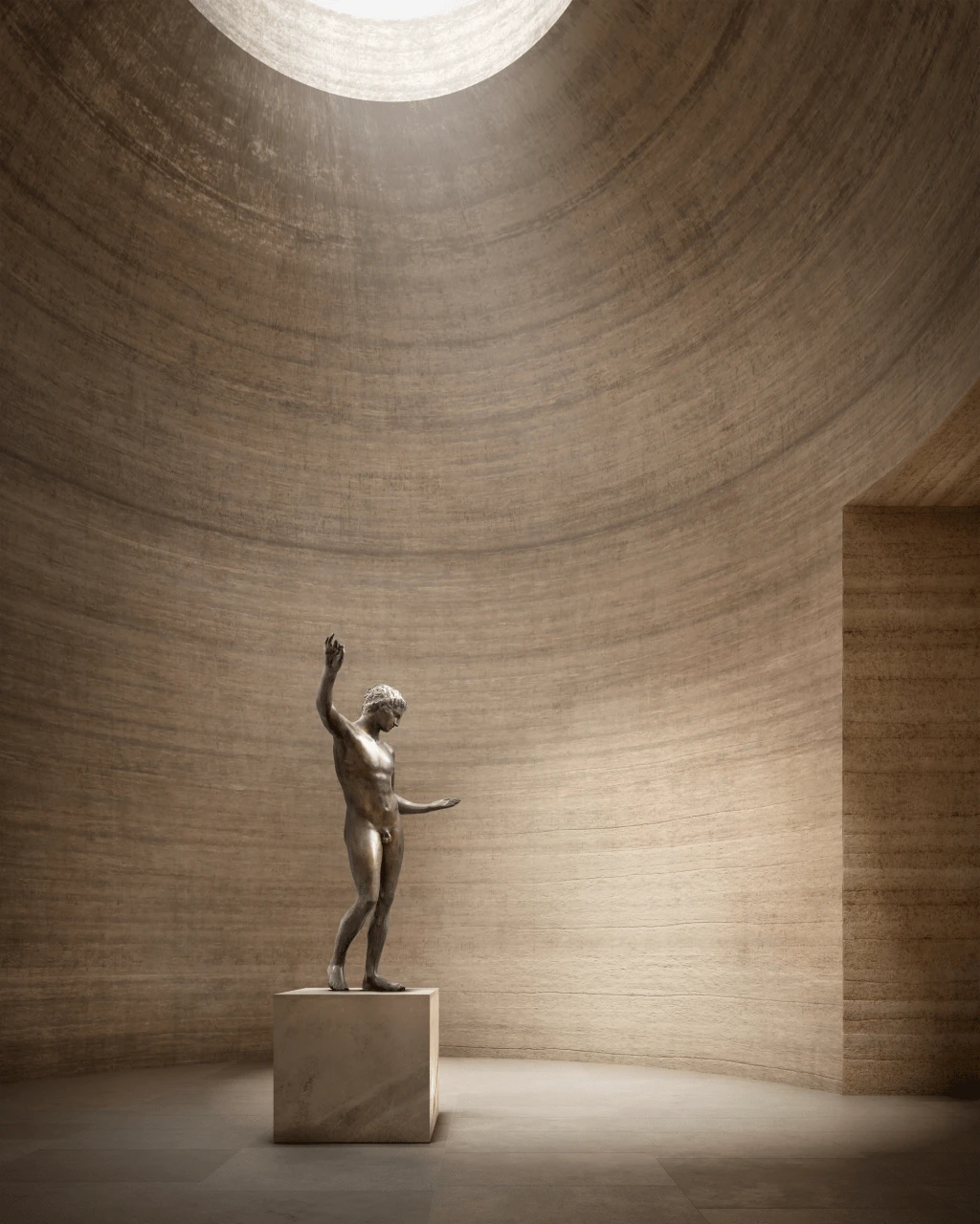 Μακέτα της νικητήριας πρότασης στον αρχιτεκτονικό διαγωνισμό