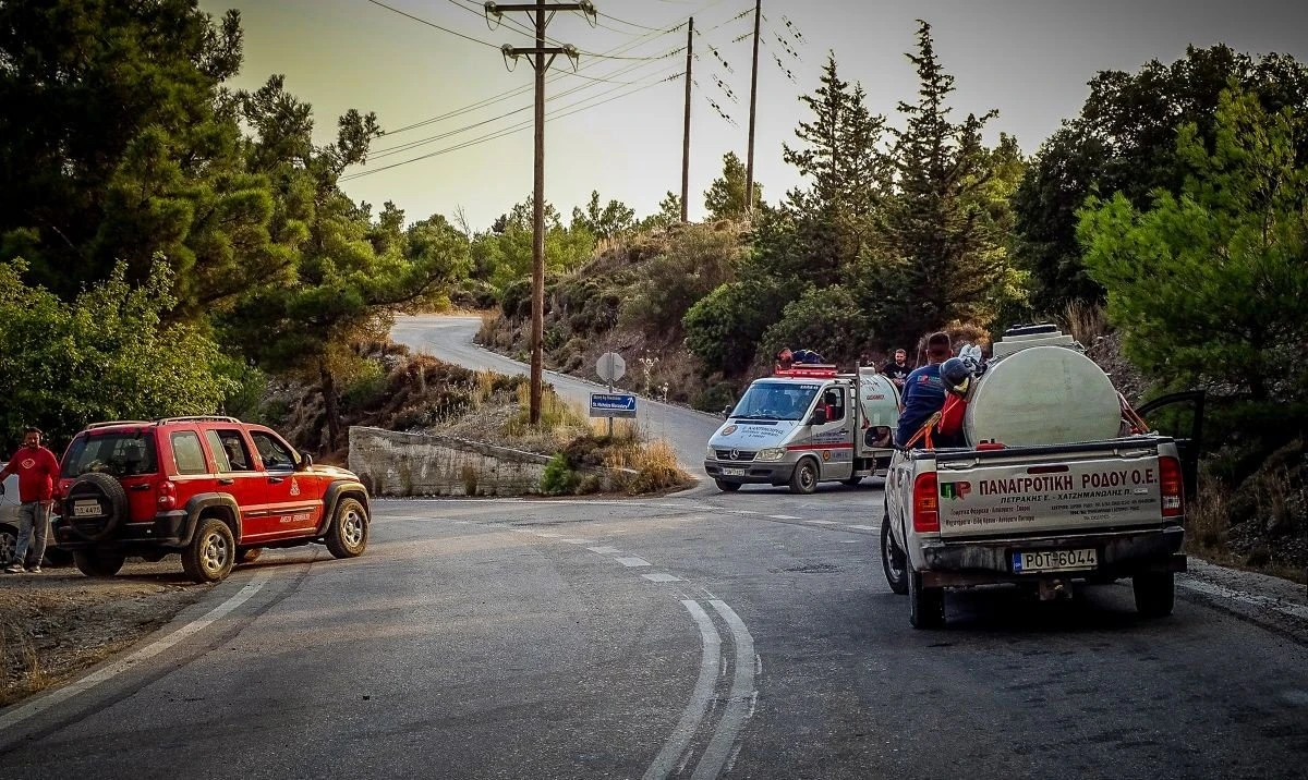 Φωτογραφία από τις περιοχές Έμπωνα και Απόλλωνων Ρόδου - Eurokinissi