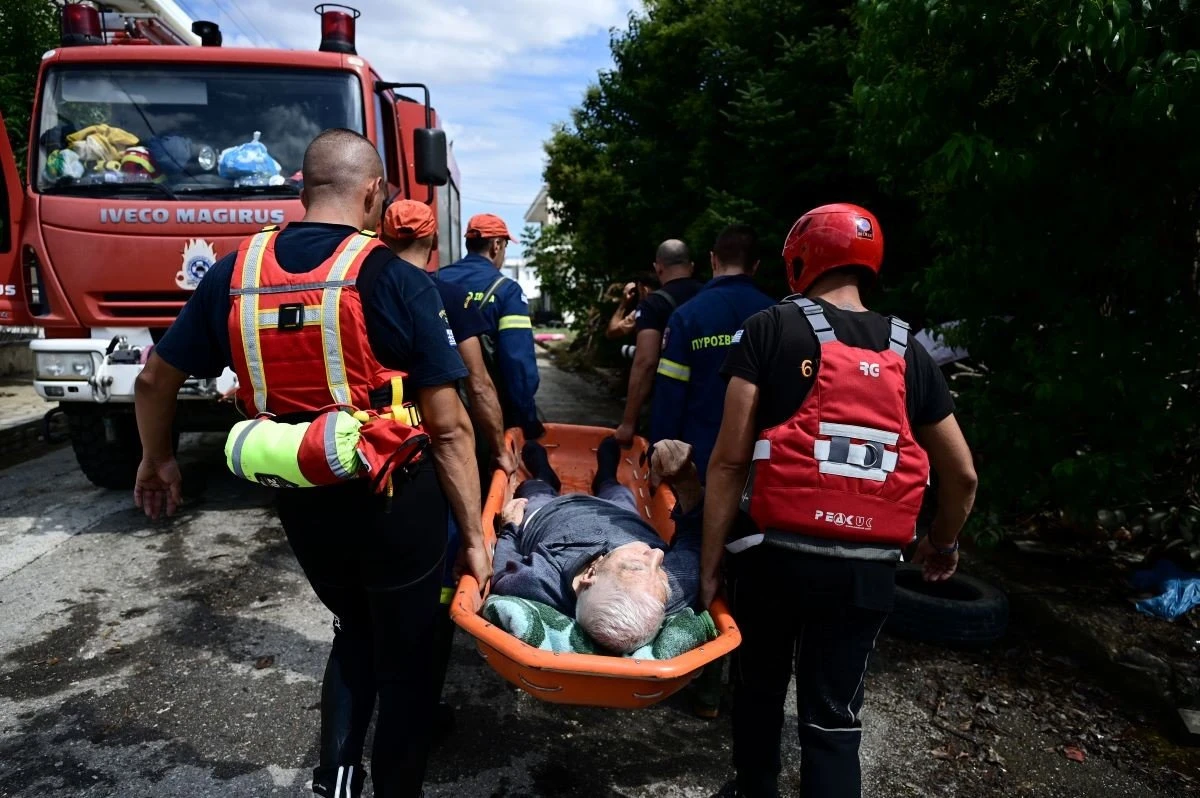 Εικόνα από τις πρόσφατες φονικές πλημμύρες στον Παλαμά