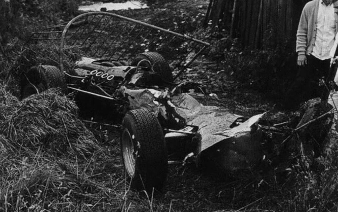 Το μονοθέσιο του Τζάκι Στιούαρτ μετά το ατύχημα στο βελγικό γκραν πρι