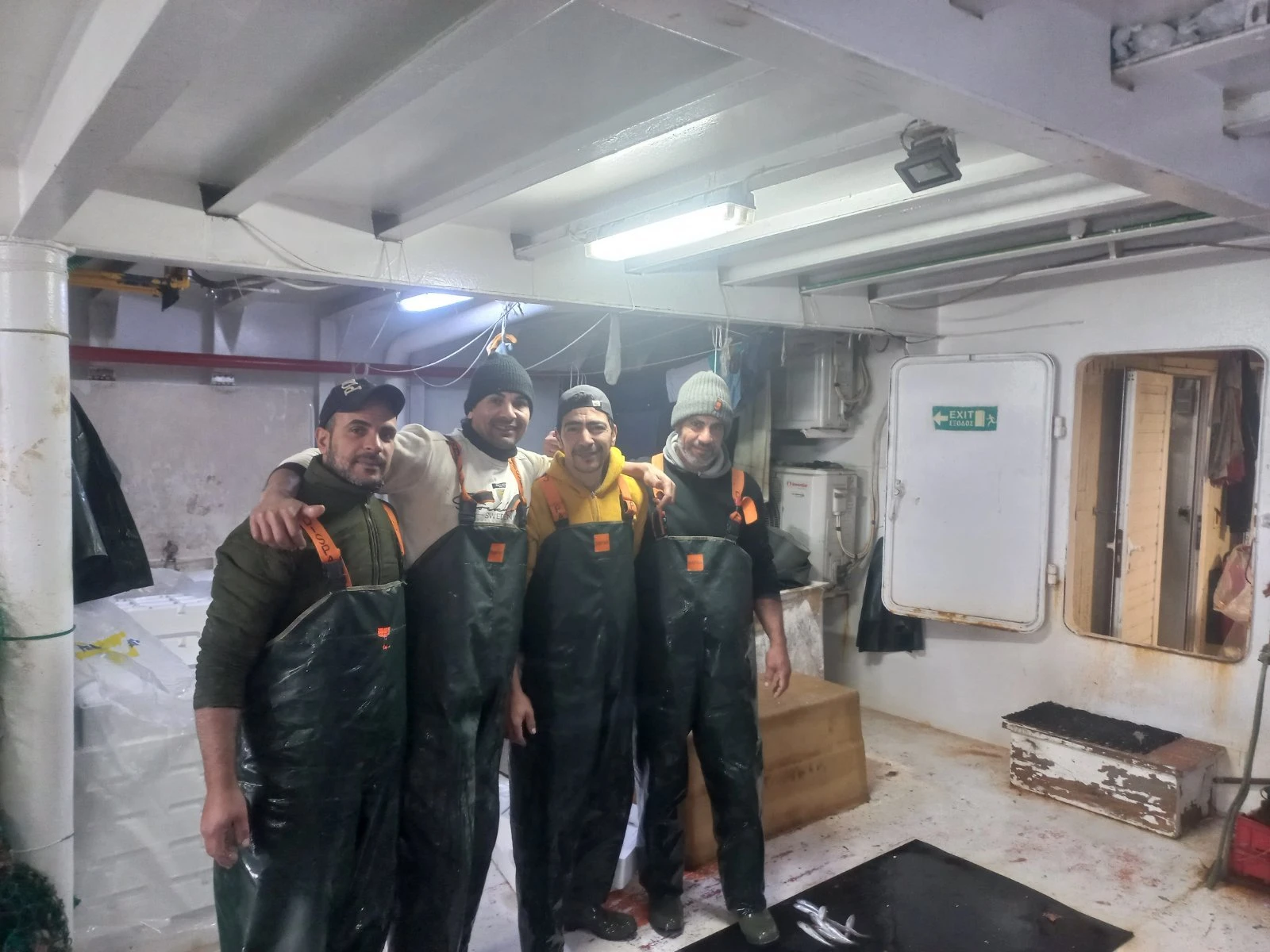 Το πλήρωμα της μηχανότρατας του κ. Νταουλτζή&nbsp;