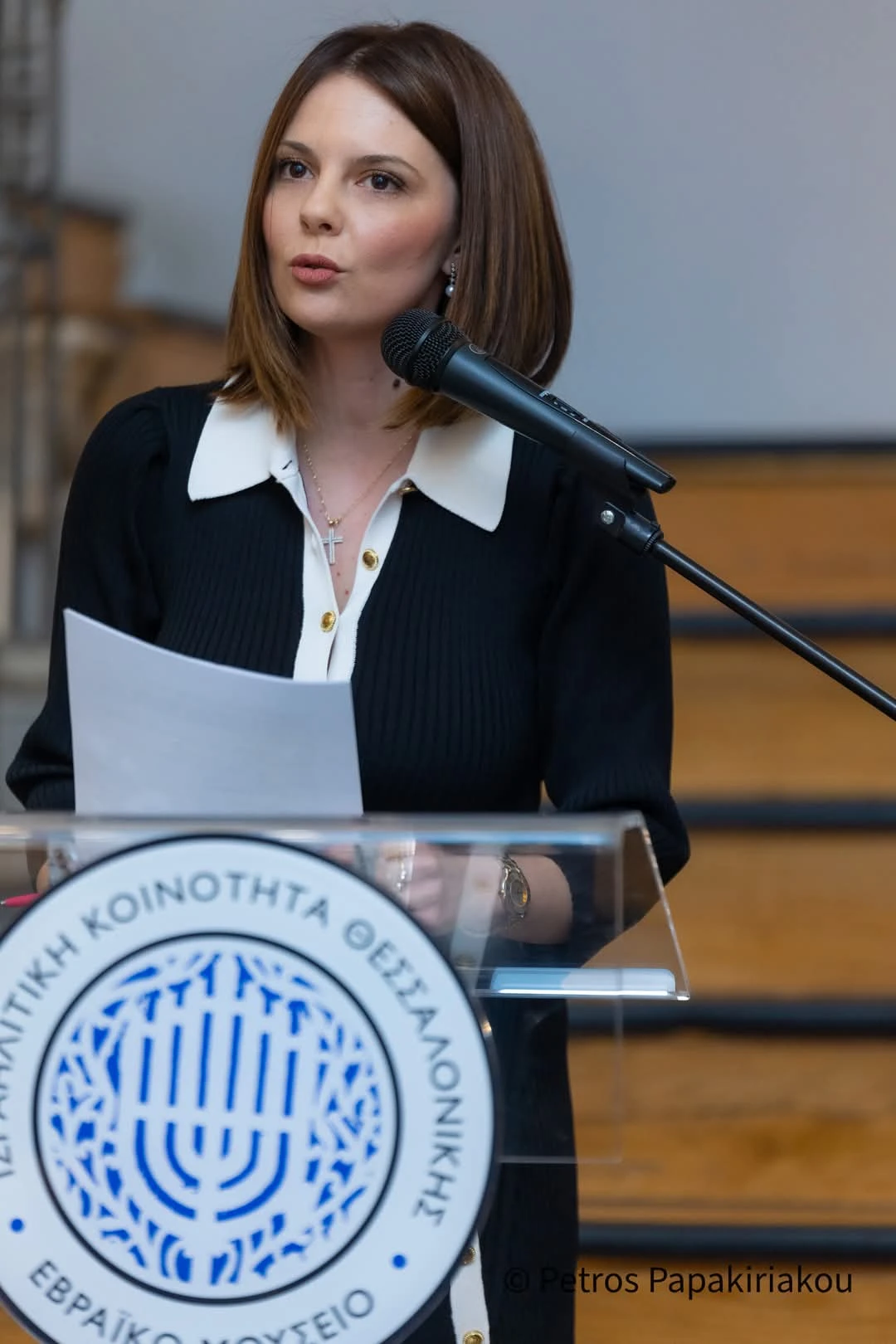 Στο βήμα του Εβραϊκού&nbsp;Μουσείου όπου εργάζεται από το 2022 ως επιστημονική υπεύθυνη