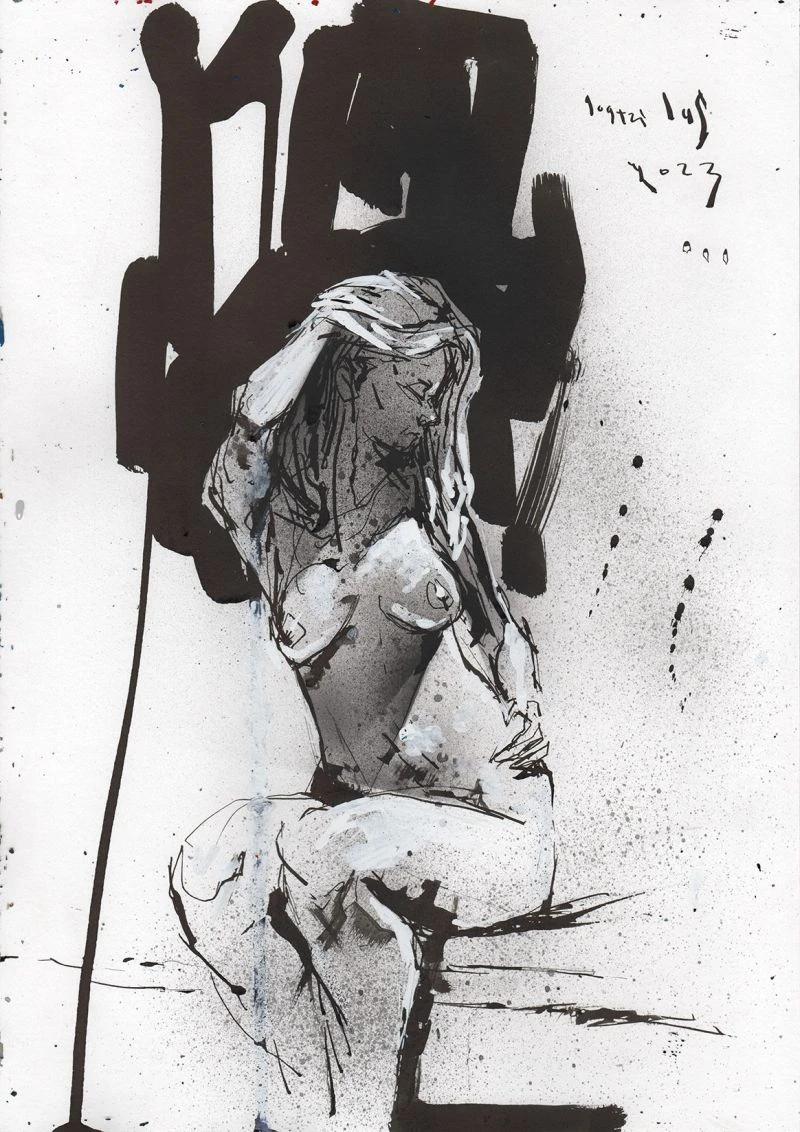 ink drawing