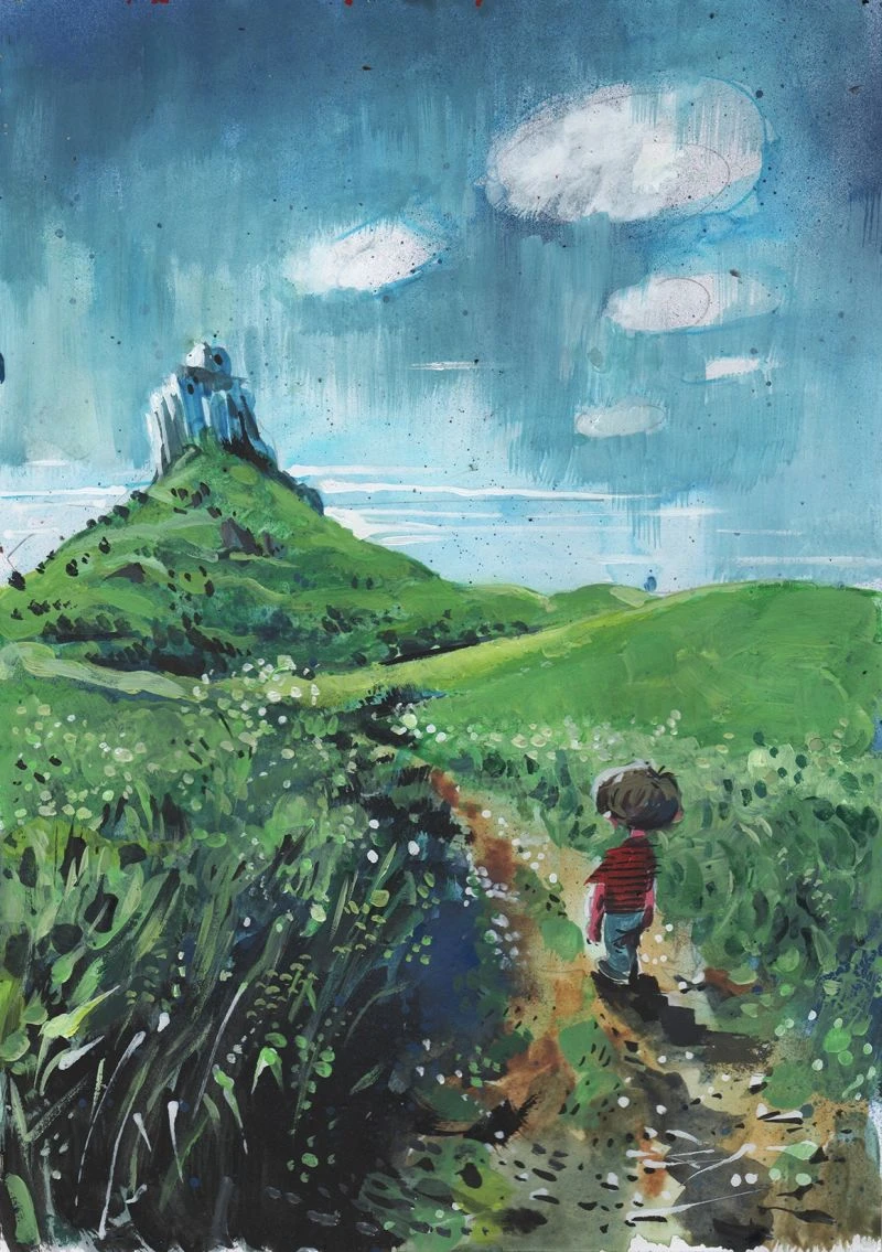 to the castle