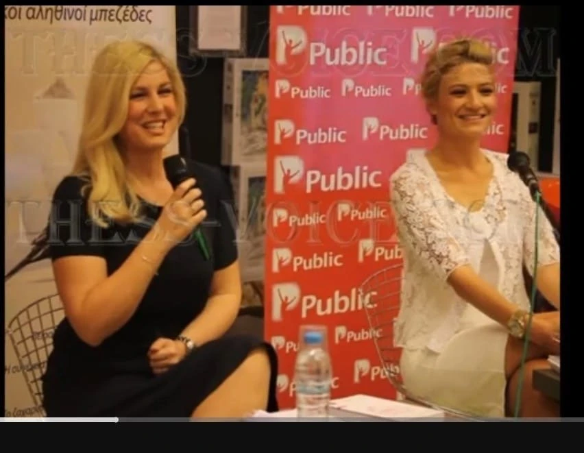 Με τη Φαίη Σκορδά στην&nbsp;παρουσίαση&nbsp;του πρώτου της βιβλίου στη Θεσσαλονίκη