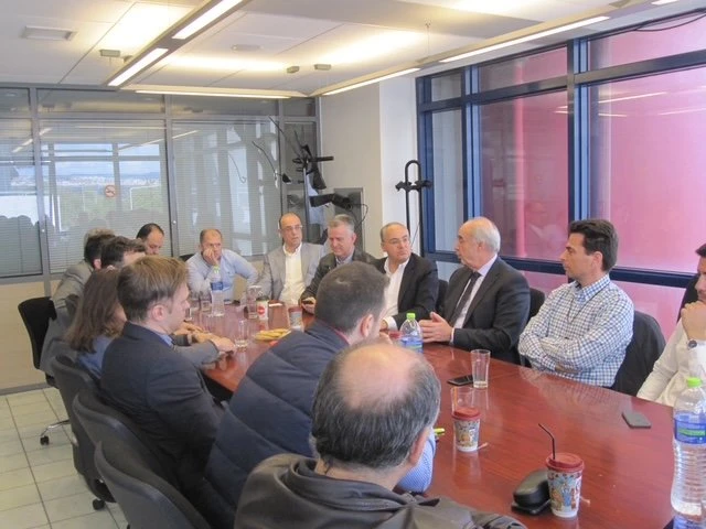 Ως προέδρος του ΤΕΕ-τμήμα κεντρικής Μακεδονίας με τον Βαγγέλη Μεϊμαράκη&nbsp;