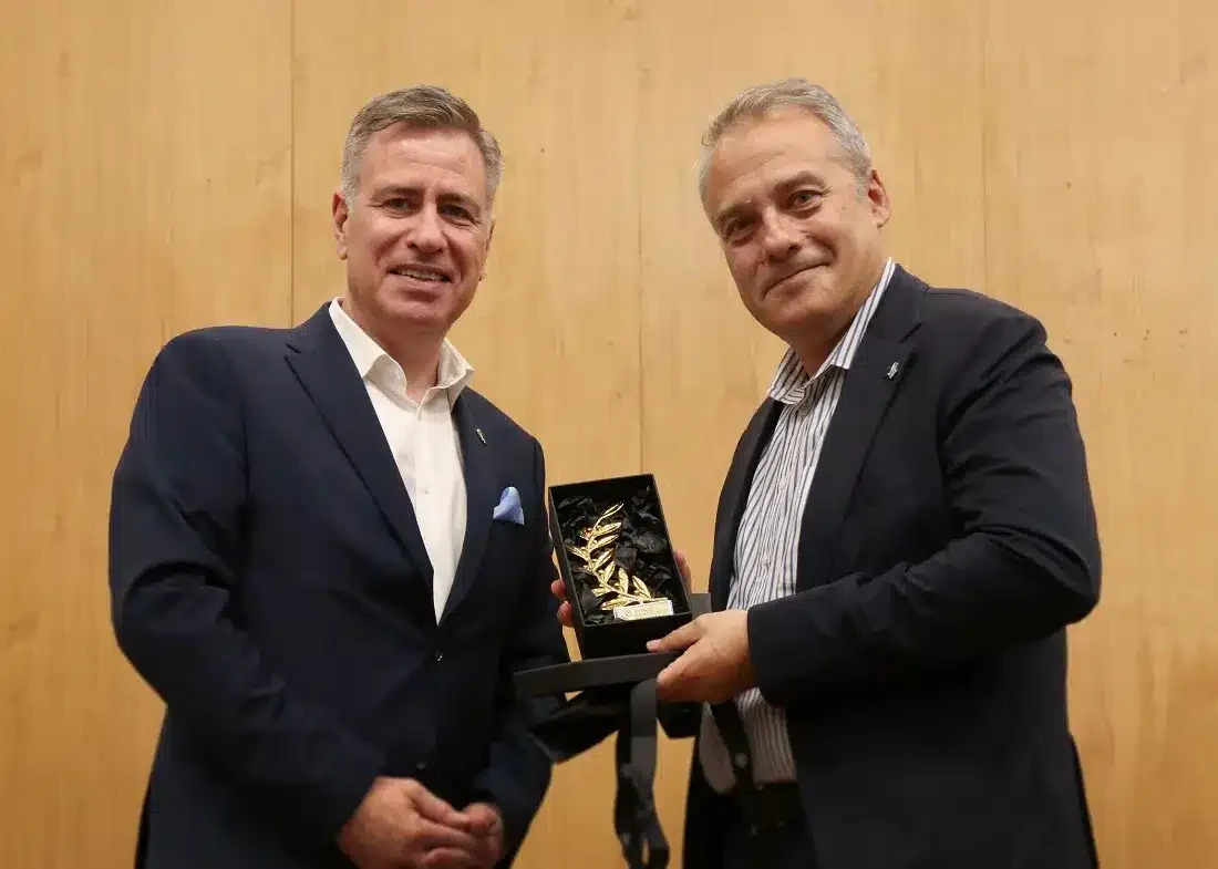 Στη Θεσσαλονίκη, από την πρόσφατη εκδήλωση στο ΔΙΠΑΕ με τον πρύτανη Σταμάτη Αγγελόπουλο