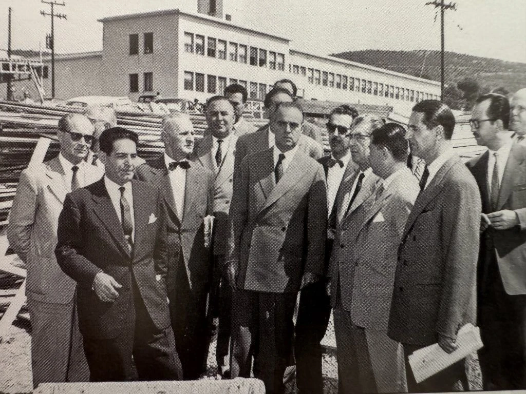 Μεγάλη ήταν η συμβολή του Κωνσταντίνου Καραμανλή στην δόμηση της Πανεπιστημιούπολης του ΑΠΘ τη δεκαετία 1955-65 (Αρχείο Τάσου Κουκιόγλου-ΕΛΙΑ/ΜΙΕΤ).