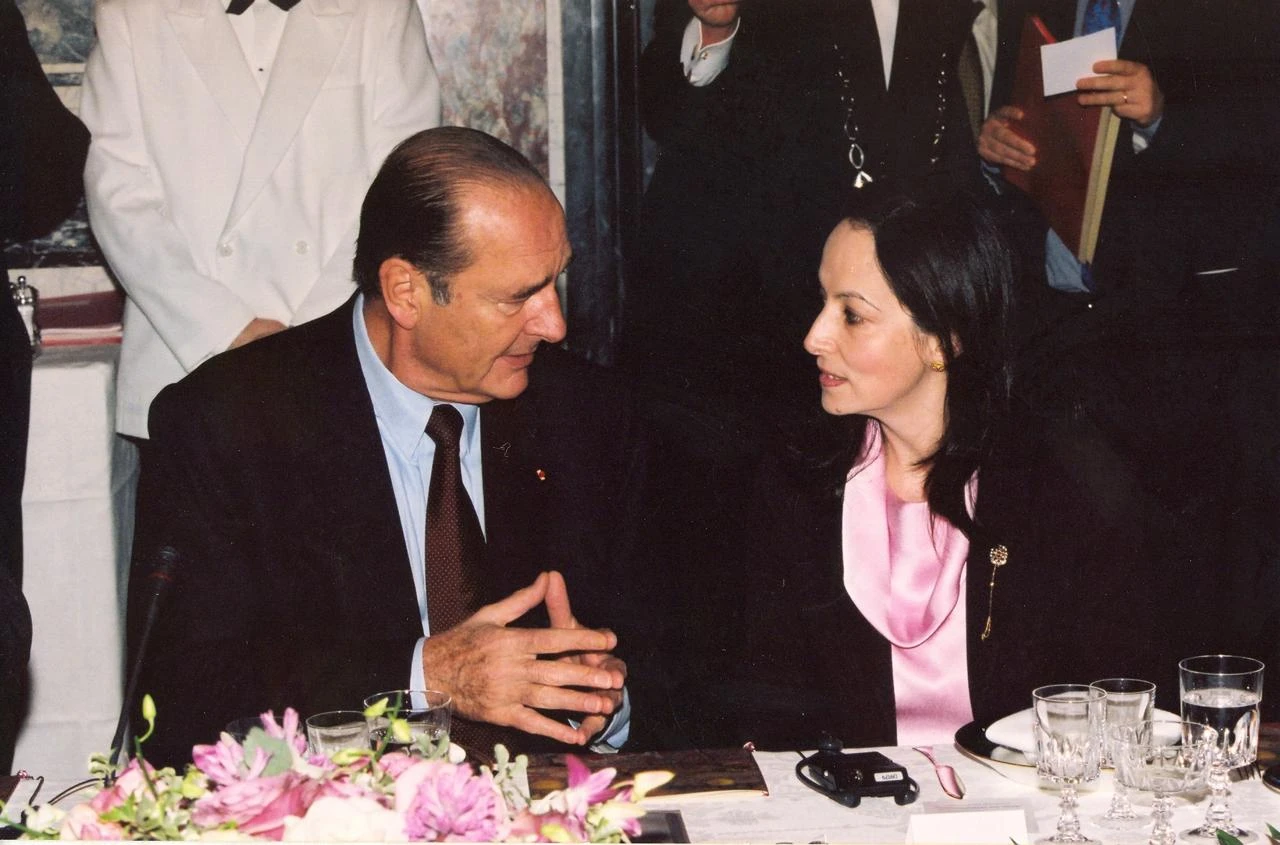 Με τον φίλο της Ελλάδας και φανατικό Ευρωπαϊστή Ζακ Σιράκ