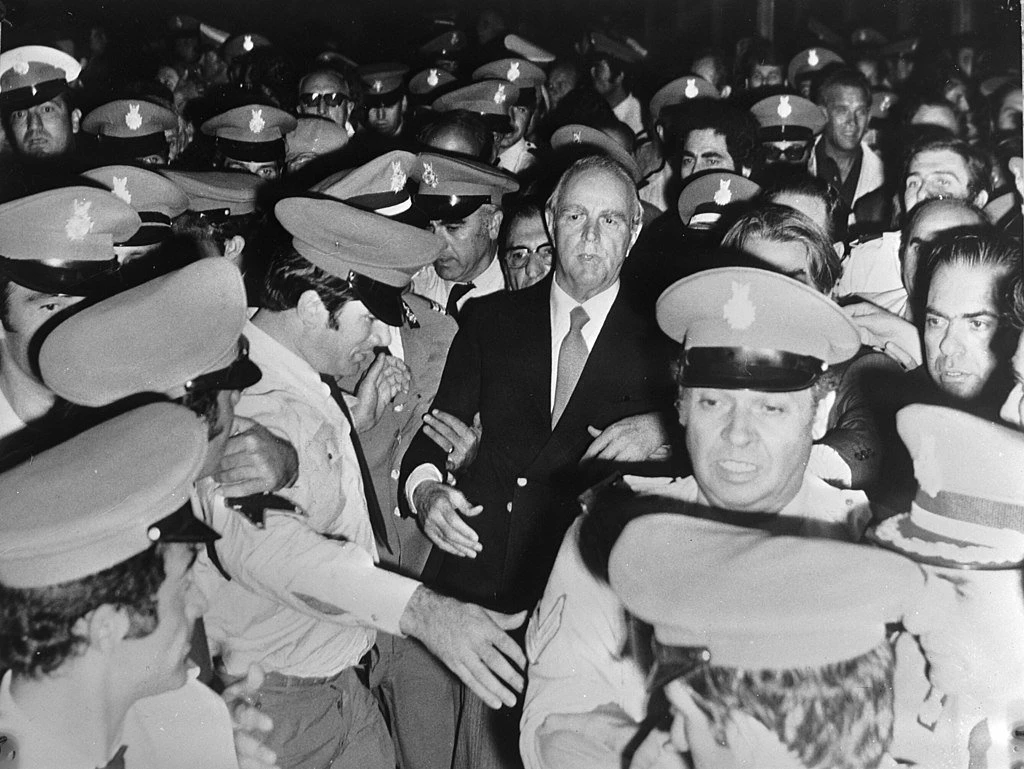 Άφιξη Κωνσταντίνου Καραμανλή στο αεροδρόμιο&nbsp;