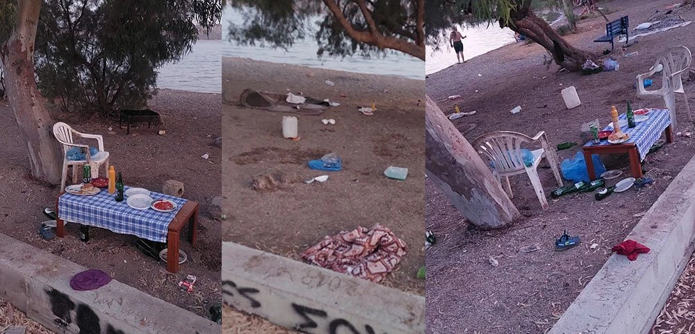 Το σημείο της συμπλοκής - Φωτογραφία: enimerosi-news.gr