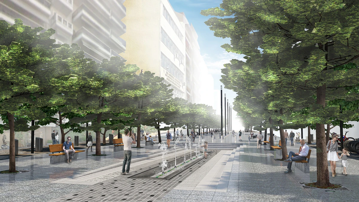 Φωτοραλιστικό από την ανάπλαση της Αγίας Σοφίας