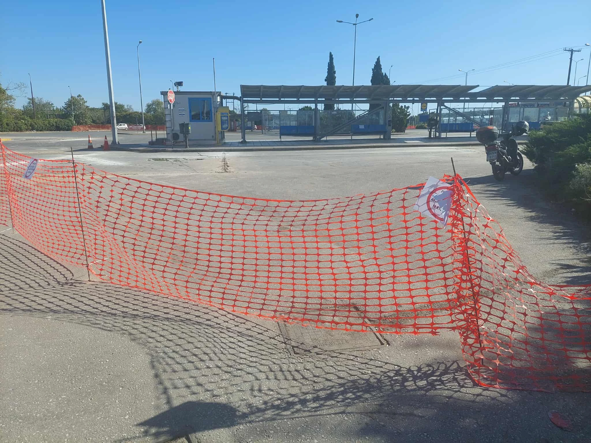 Ο χώρος του Ανατολικού Σταθμού ΟΑΣΘ στο ΙΚΕΑ εδώ και μία εβδομάδα παραμένει κλειστός&nbsp;