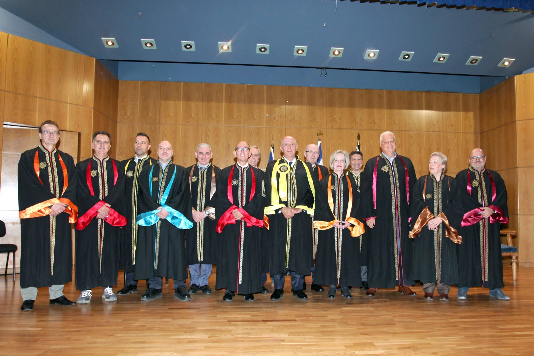 Ο κ. Θεοδωρόπουλος μεταξύ των Πρυτανικών Αρχών, μελών του Συμβουλίου Διοίκησης, Κοσμητόρων Σχολών και Προέδρων Τμημάτων του Πανεπιστημίου Μακεδονίας