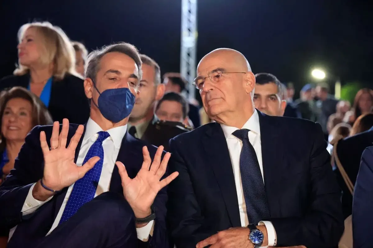 Κυριάκος Μητσοτάκης και Νίκος Δένδιας&nbsp;ΓΙΩΡΓΟΣ ΚΟΝΤΑΡΙΝΗΣ/EUROKINISSI