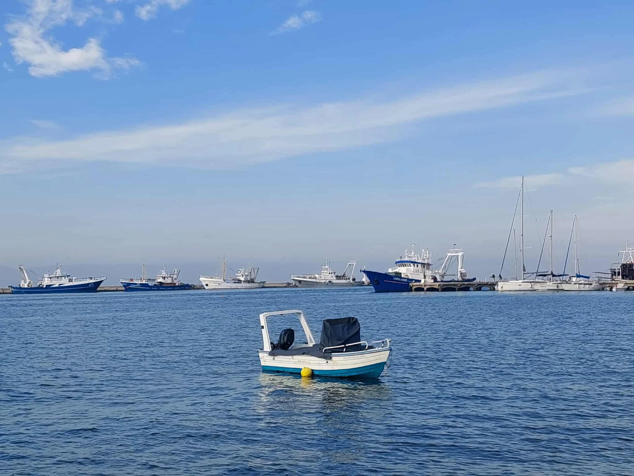 Δεμένος στο λιμάνι της Ν. Μηχανιώνας ο αλιευτικός στόλος της περιοχής&nbsp;