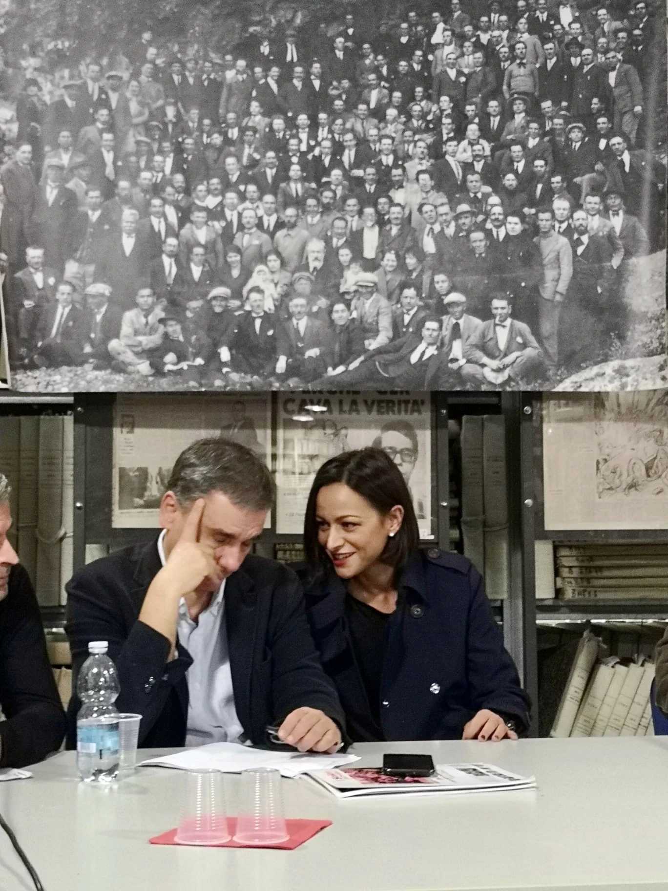 Από εκδήλωση στο Ινστιτούτο Γκράμσι στο Παλέρμο για την ιταλική εκδοχή του βιβλίο του