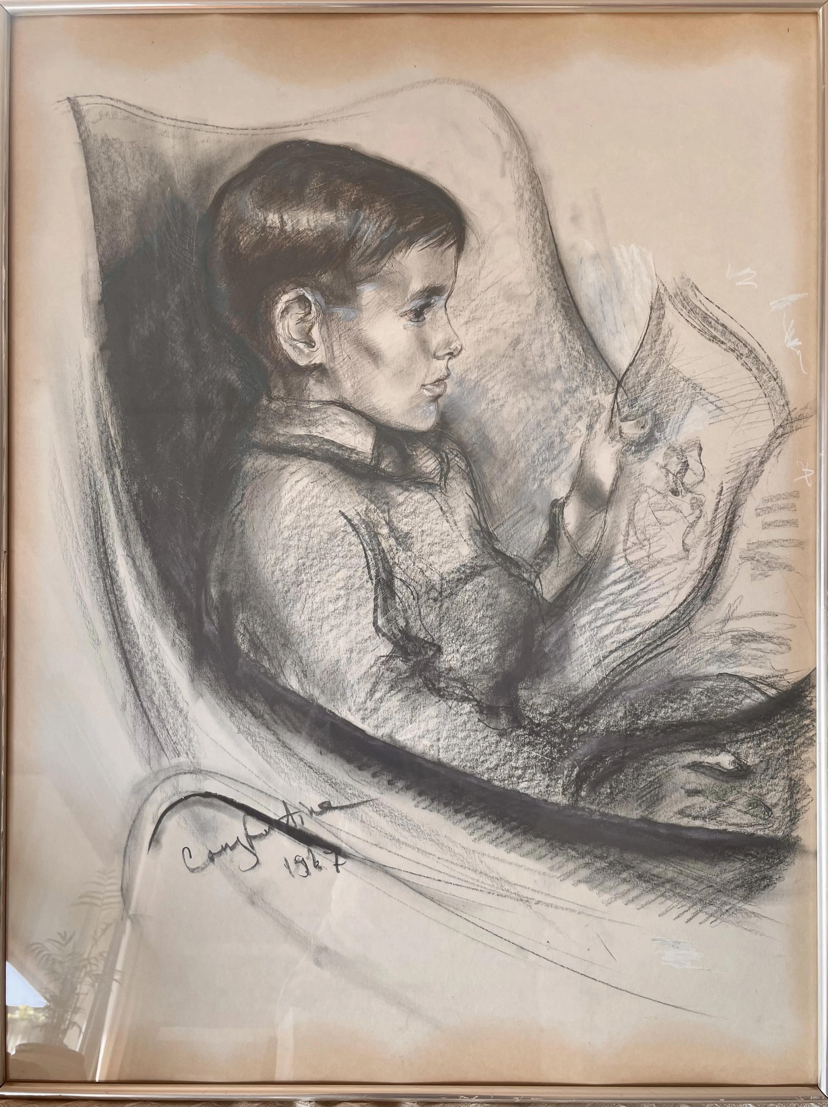 Πορτραίτο του σε ηλικία 7 ετών ζωγραφισμένο από έναν 70χρονο&nbsp;&nbsp;Ρώσο ιερέα