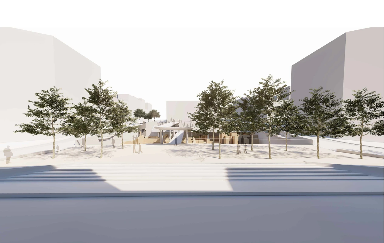 Μακέτα της ανάπλασης στην Πλατείας Διοικητηρίου