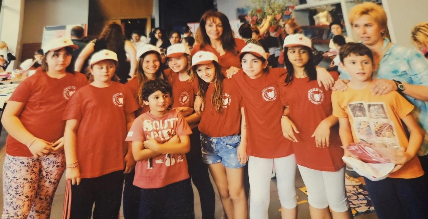 Σε εκδήλωση αιμοδοσίας, με εθελοντές