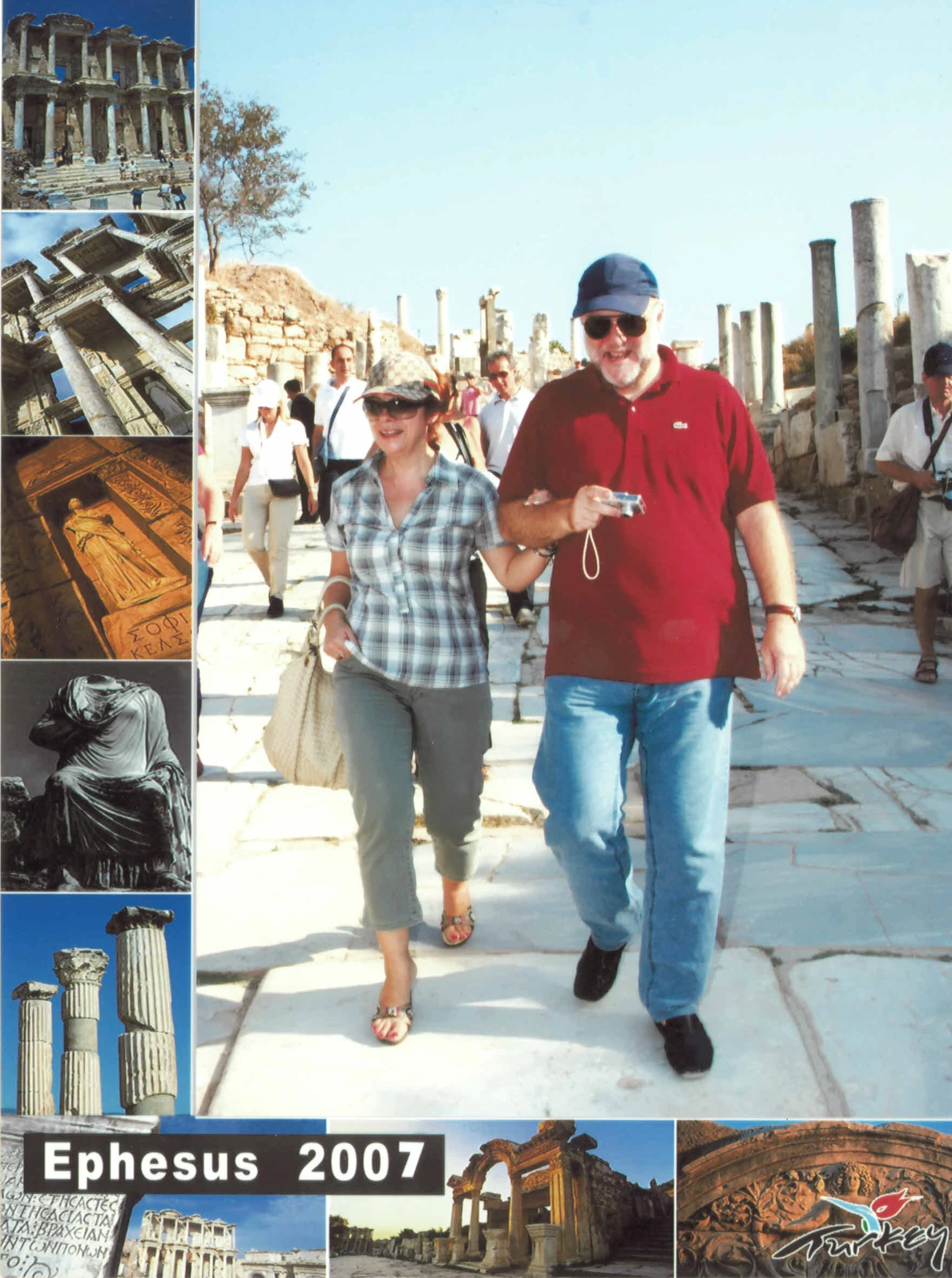 Το  2007 στην Έφεσο με τη σύζυγό του, Σοφία