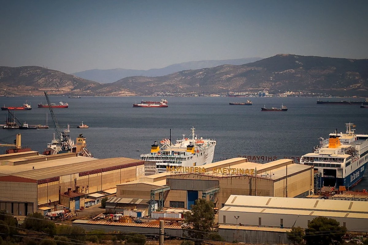 Φωτογραφία αρχείου από τα Ναυπηγεία Ελευσίνας - Eurokinissi.gr