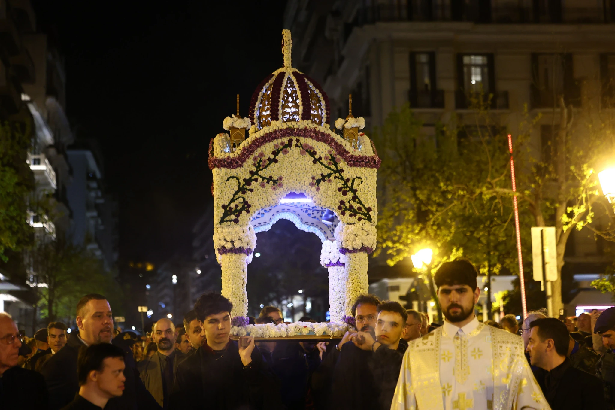 Ο Επιτάφιος του Μητροπολιτικού Ιερού Ναού του Αγίου Γρηγορίου του Παλαμά<br>