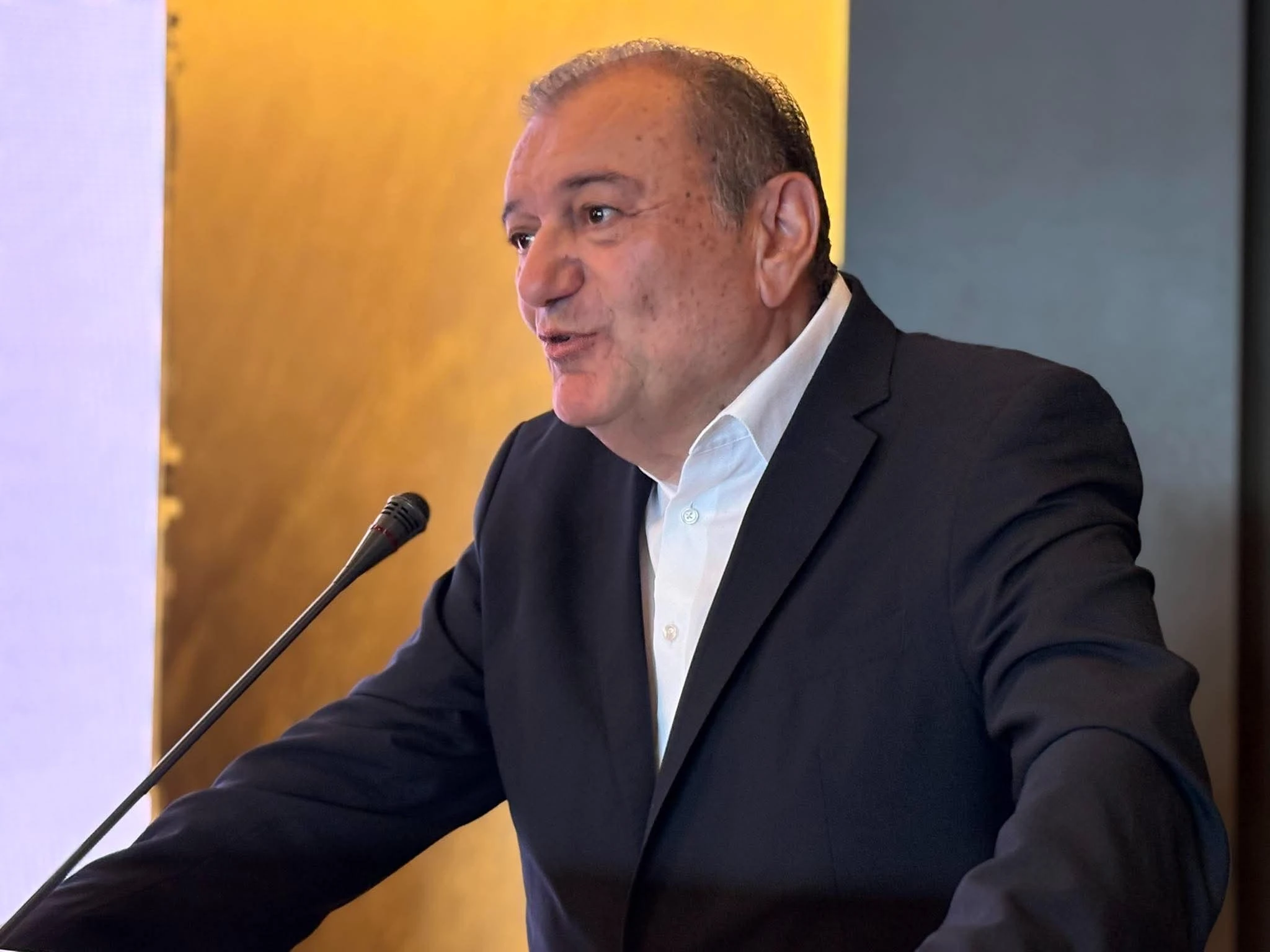 Ο&nbsp;Ιγνάτιος Καϊτεζίδης στο βήμα της ημερίδας της «ΜτΚ» και του emakedonia.gr