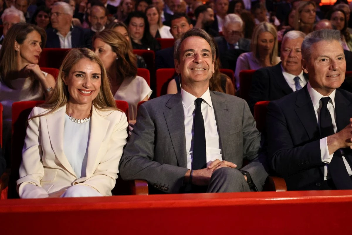 Η Α. Σμπώκου με τον Κ. Μητσοτάκη