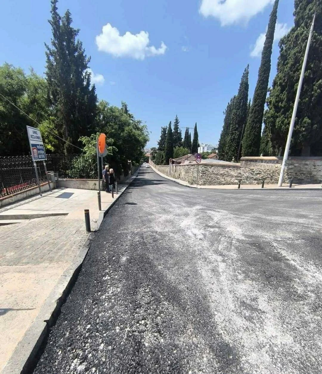 Ο δρόμος μετά την ασφαλτόστρωση