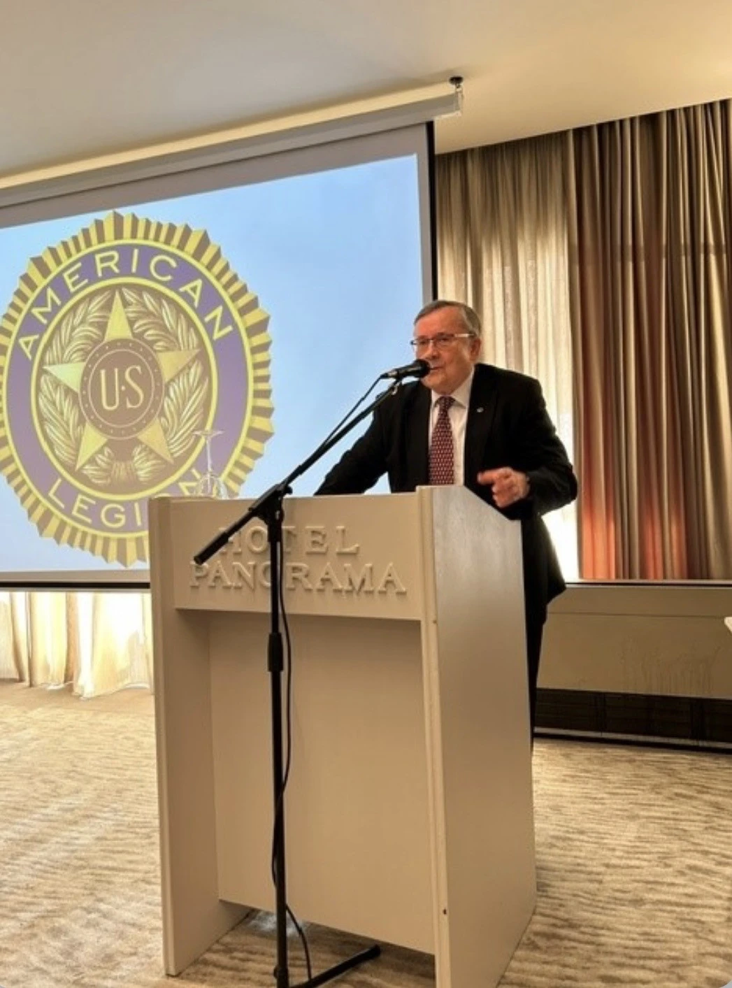 O κ. Νίκος Παπαδόπουλος, Commander, American Legion, Post GC01