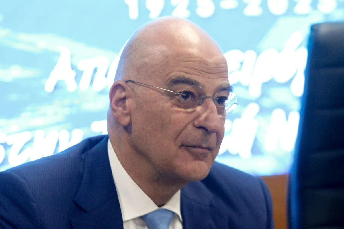 Ο Νίκος Δένδιας στη συνεδρίαση του Διοικητικού Συμβουλίου του Επαγγελματικού Επιμελητηρίου Αθηνών - ΦΩΤΟ: eurokinissi