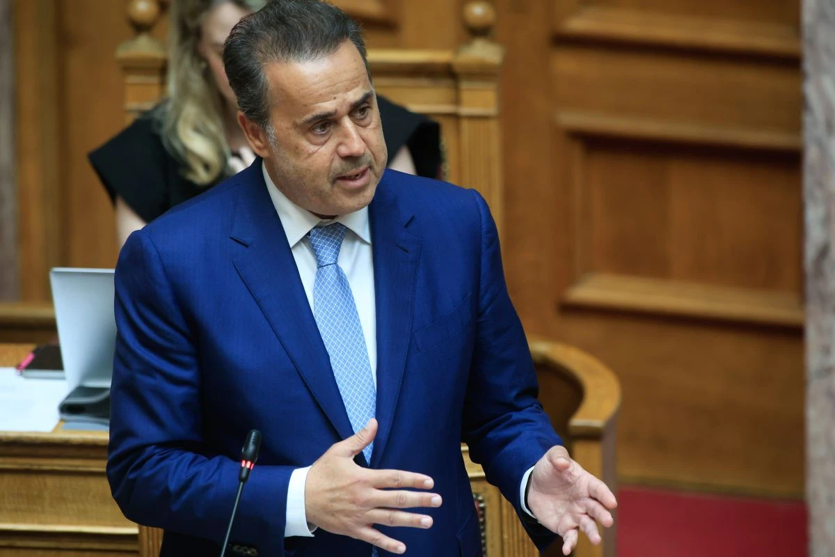 Ο Σταύρος Παπασταύρου στην σημερινή ομιλία του στην Βουλή - ΦΩΤΟ: eurokinissi&nbsp;