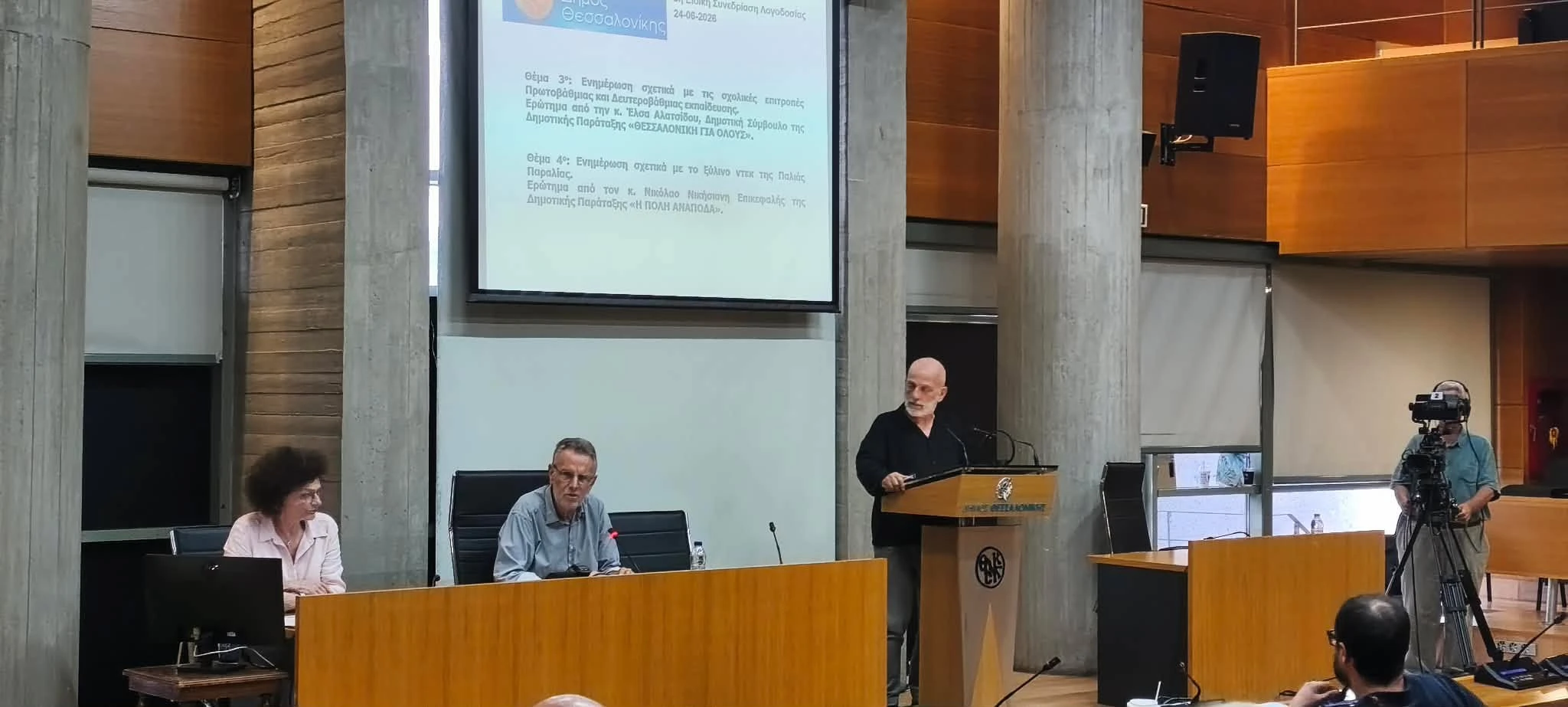Ο αντιδήμαρχος Τεχνικών Έργων και Βιώσιμης Κινητικότητας, Πρόδρομος Νικηφορίδης