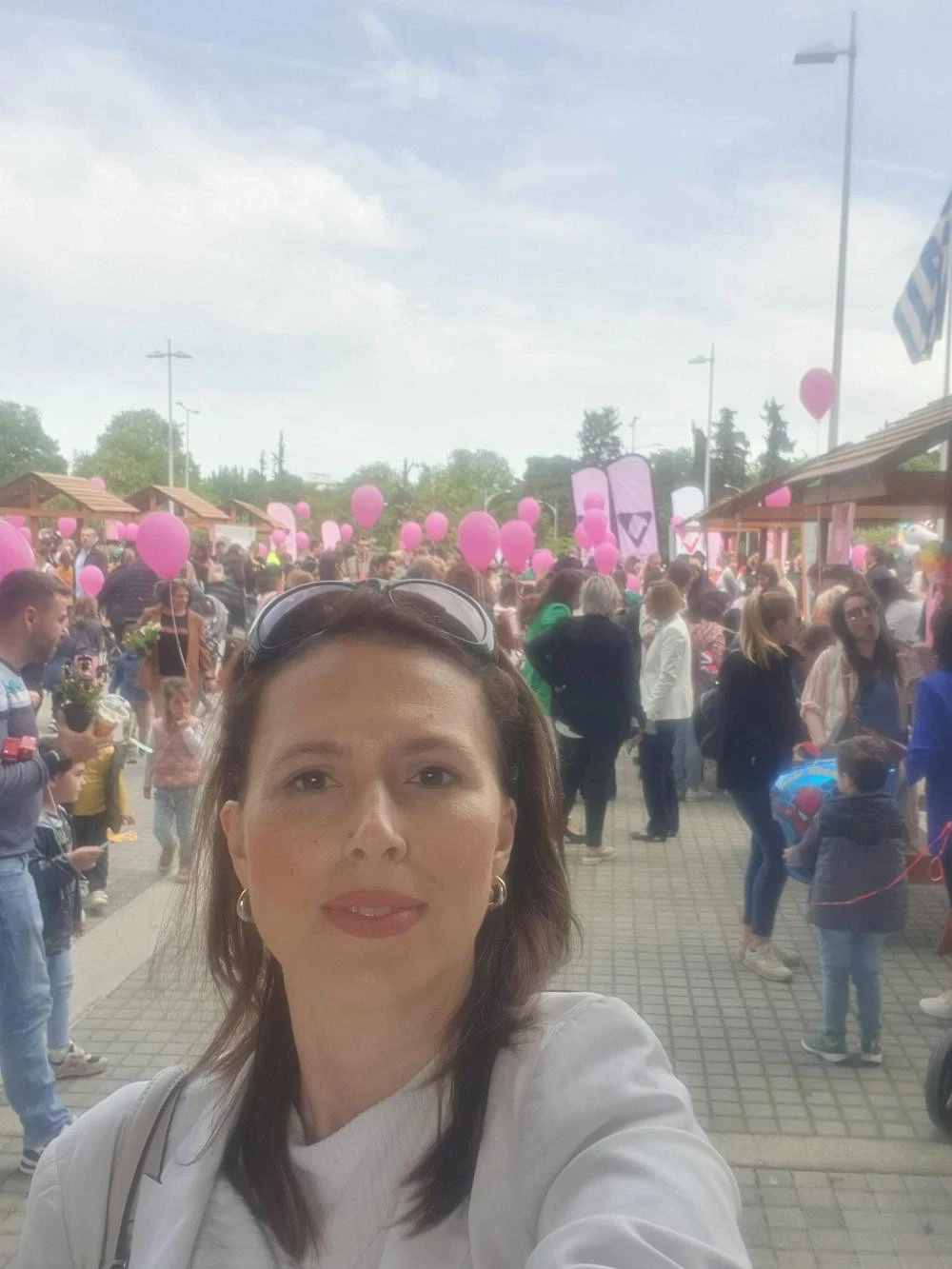 Σε εκδήλωση του συλλόγου Αλμα Ζωής. «Πρόληψη, πρόληψη, πρόληψη» λέει η ίδια για τον αγώνα κστά του καρκίνου