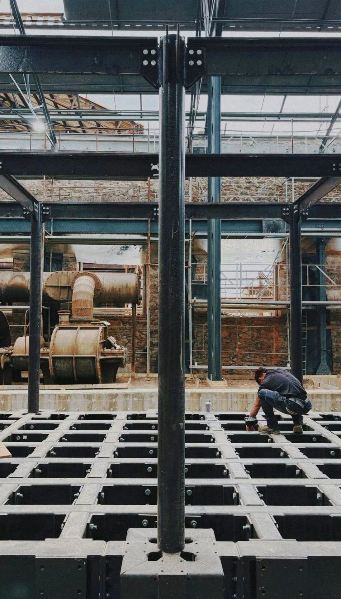 Φωτογραφία αρχείου από τα έργα κατασκευής του ΔΑΙΔΑΛΟΥ
