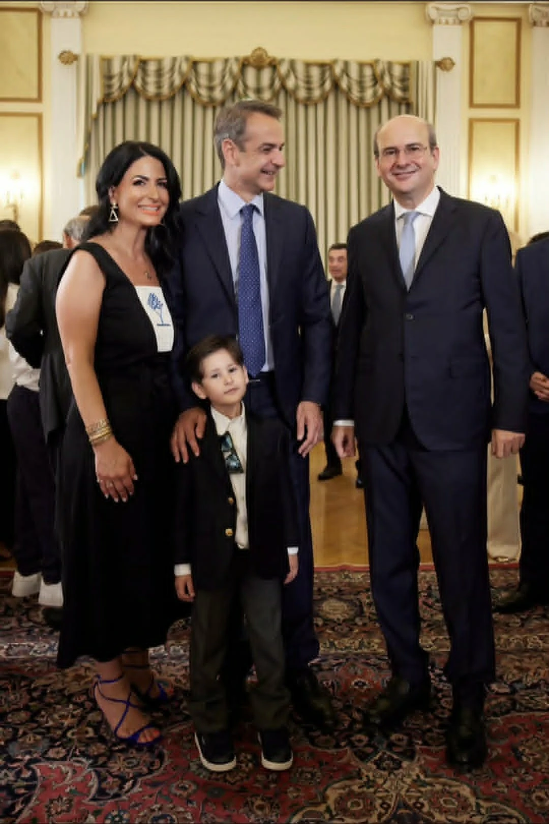 Οικογενειακά με τον πρωθυπουργό Κυριάκο Μητσοτάκη