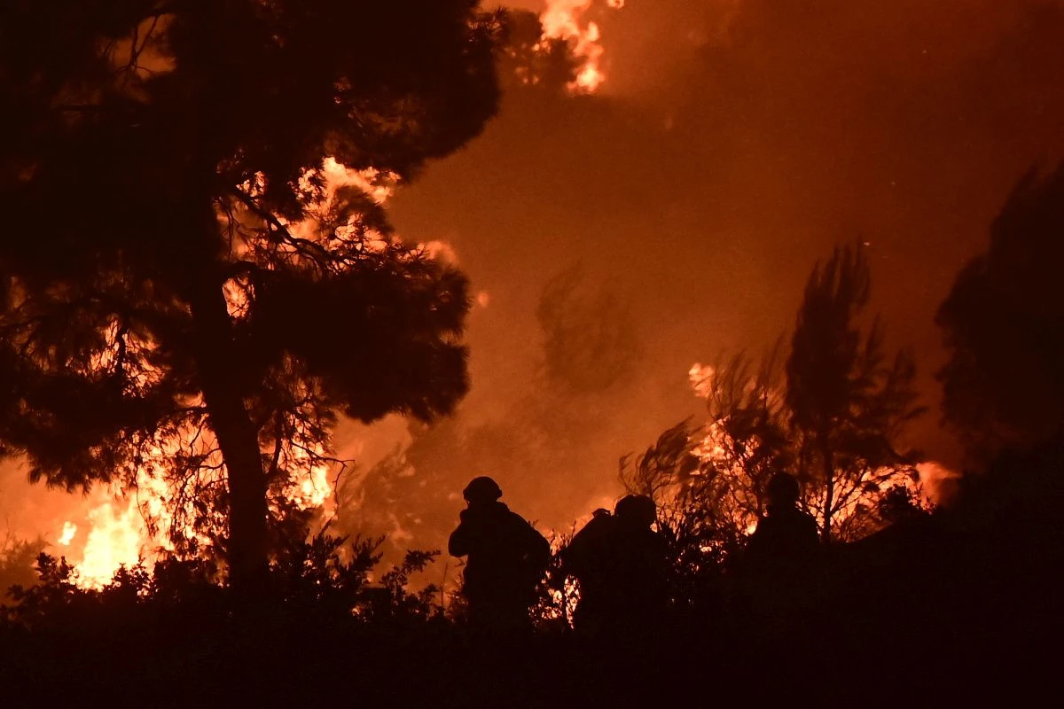 Η φωτιά στο Πόρτο Γερμενό - Eurokinissi.gr