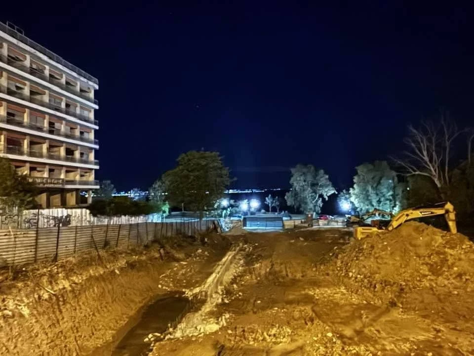 Οι εργασίες που έχουν ξεκινήσει στο οικόπεδο δίπλα στο πρώην νοσοκομείο «Παναγία»