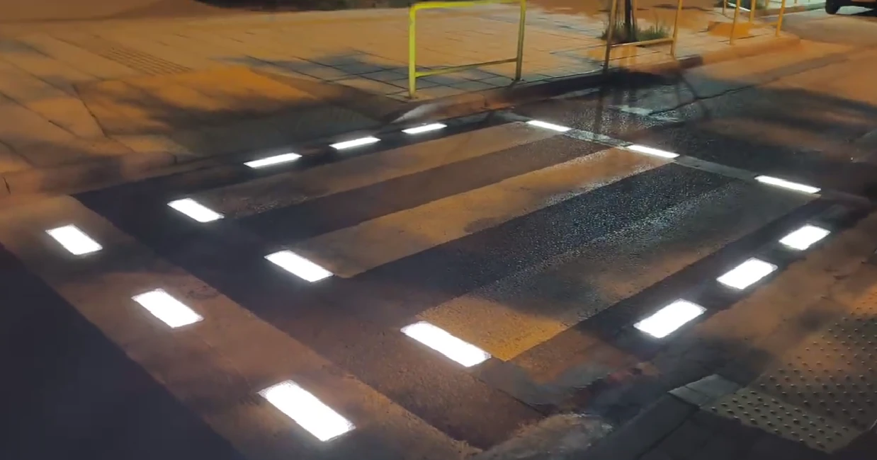 Η φωτισμένη διάβαση πεζών&nbsp;