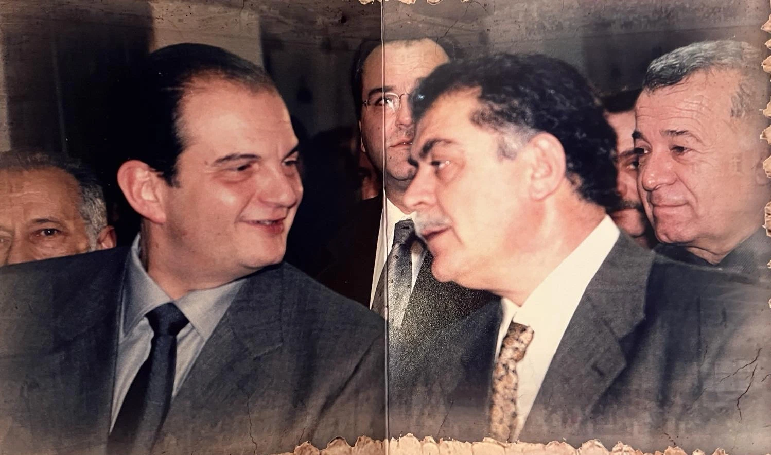 Με τον Κώστα Καραμανλή λίγο πριν τη νίκη της ΝΔ το 2004