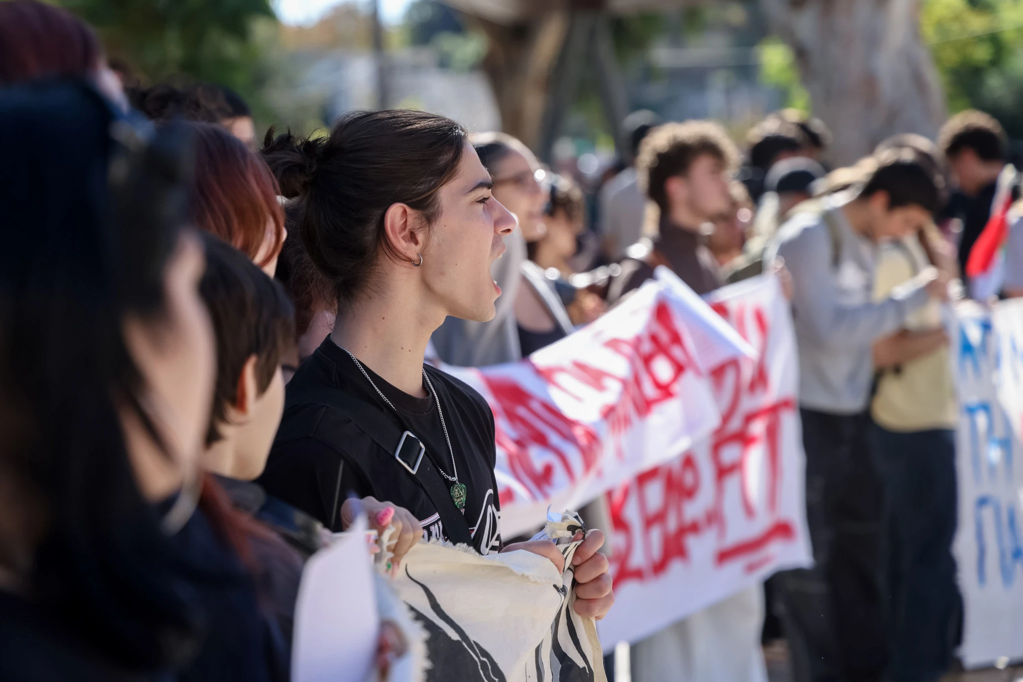 H κινητοποίηση στα Προπύλαια&nbsp;