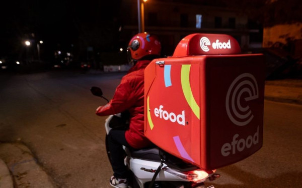 Στάση εργασίας σήμερα από τους εργαζόμενους της efood 