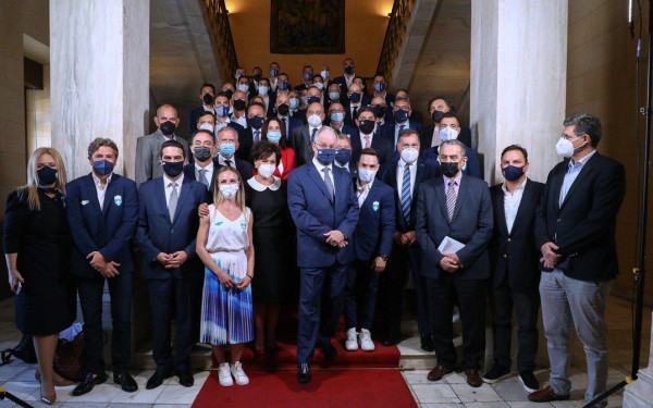 Η Βουλή τίμησε τους Ολυμπιονίκες του Τόκιο