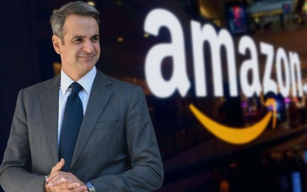 Συνάντηση Μητσοτάκη με στελέχη της Amazon Web Services