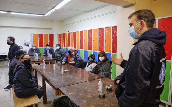 Στο υπνωτήριο αστέγων των Γιατρών του Κόσμου η ΠτΔ