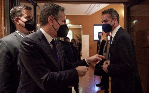 Στην Αθήνα ο Α. Μπλίνκεν - Στις 19:30 στο Μέγαρο Μαξίμου η συνάντηση με τον πρωθυπουργό