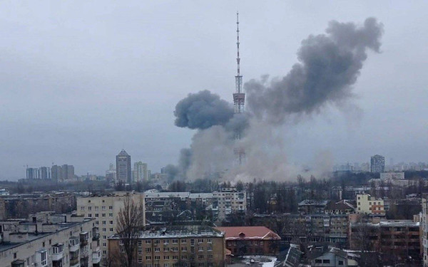 Νέα επιδρομή της Ρωσίας στο Κίεβο - Ενεργοποιήθηκε η αντιαεροπορική άμυνα