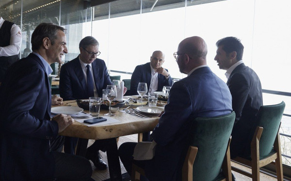 Αλεξανδρούπολη: Το γεύμα Μητσοτάκη στον Σαρλ Μισέλ και στους ηγέτες Σερβίας, Βουλγαρίας, Β. Μακεδονίας